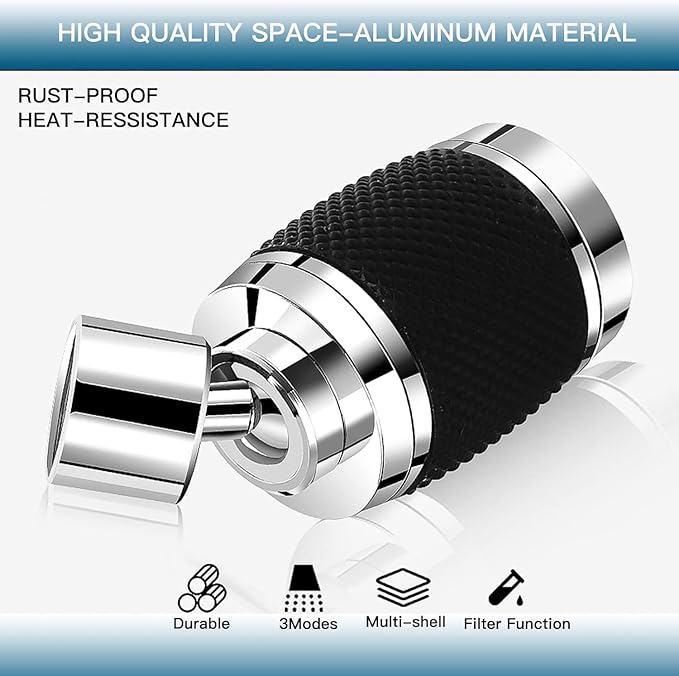 3 MODE SINK FAUCET KITCHEN TAP SPRAY HEAD WITH FILTER