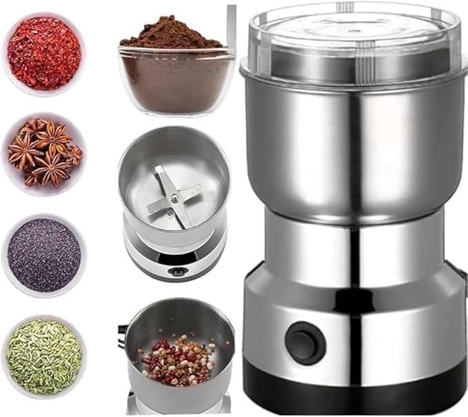 Nima Mixer Grinder Mini Stainless Steel Coffee Spice Nuts Bean Grinder
