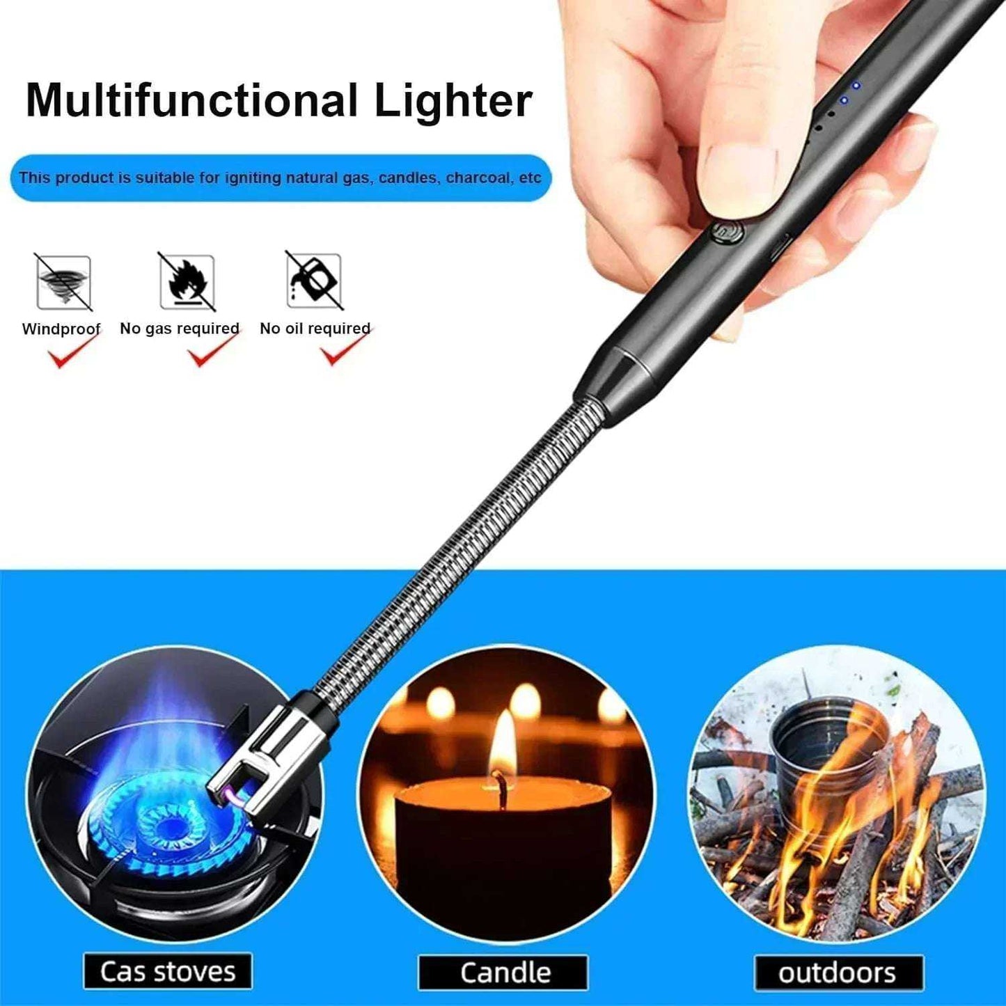 METKOOL USB Electric Rechargeable Lighter