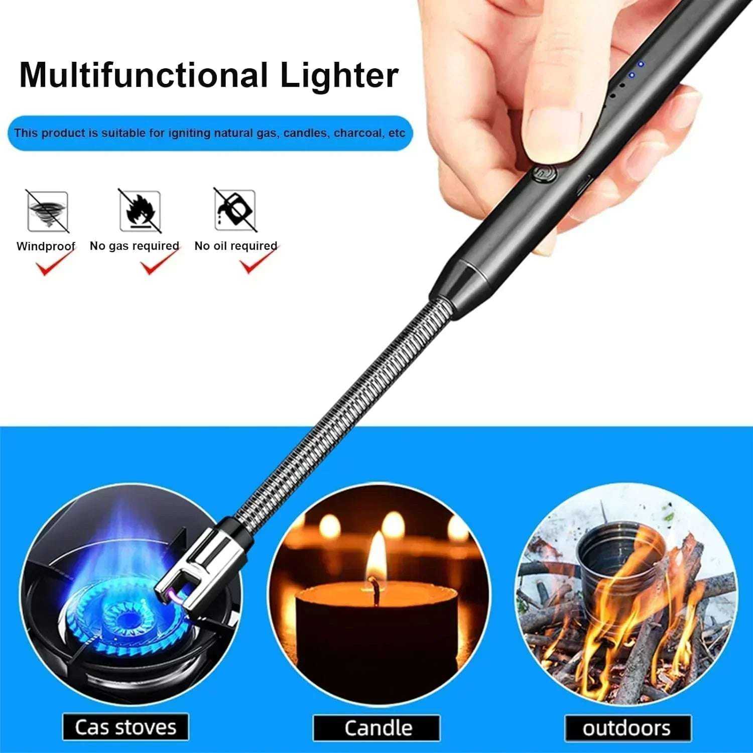 METKOOL USB Electric Rechargeable Lighter
