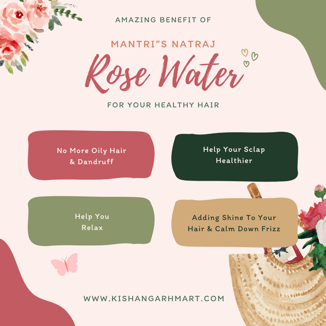 MANTRI"S NATRAJ ROSE WATER 550 ML PACKING