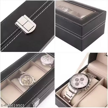 Watch Box Organizer 6 Pic Watch Storage Holder For Men & Women