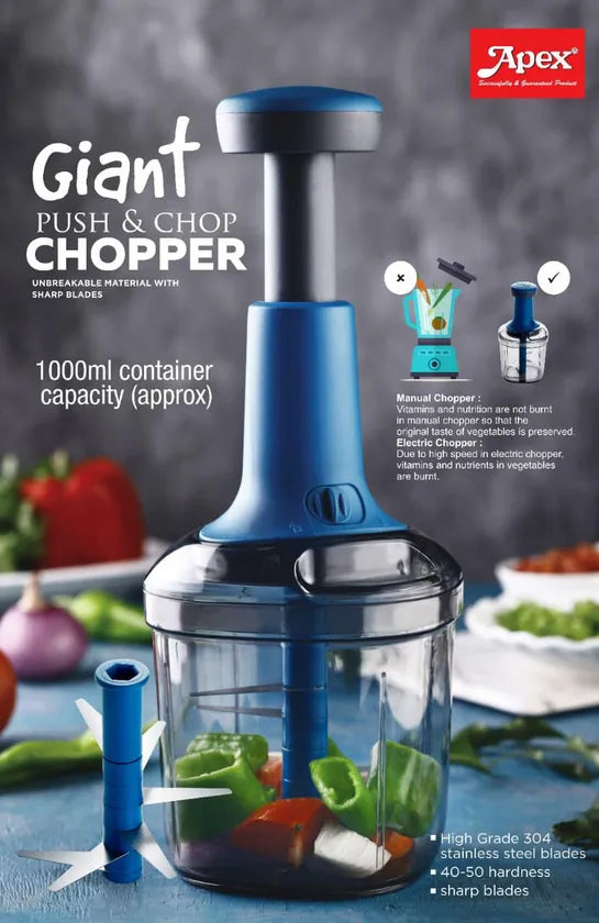 Supermom Push and Chop Giant Chopper 1000 ML