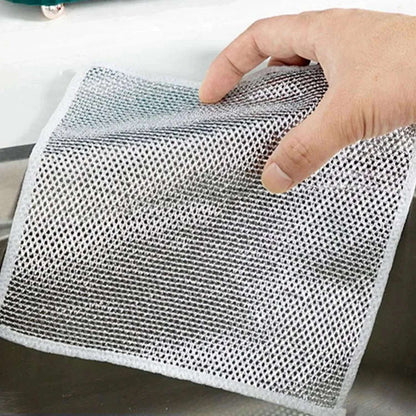 NON SCRATCH DISH WASH CLOTHS FOR KITCHEN STAIN REMOVEL (SET OF 10)