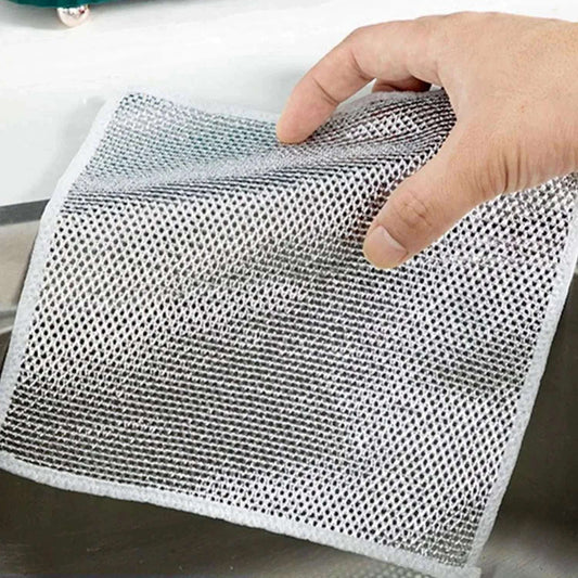 NON SCRATCH DISH WASH CLOTHS FOR KITCHEN STAIN REMOVEL (SET OF 10)
