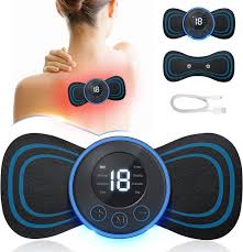 METKOOL  Portable USB Neck Massager Electric Neck Massager Automatic Massage Enhancer Mini Cervical Massager EMS Lymphatic Drainage Massage with Cable (vibrator