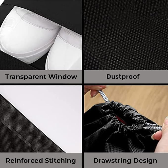 Shoe Cover | Shoe Storage Bag | Shoe Pack | Footwear Pouch | Pack of 6