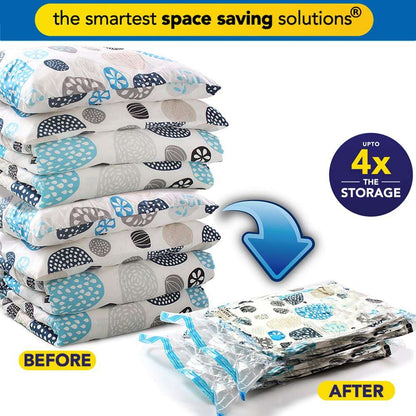 Smart Saver Vacuum Compression Storage Bags for Blankets and Woolens